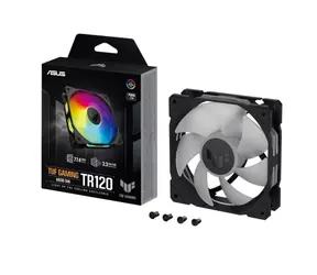 Asus TUF GAMING TR120 ARGB schwarz / 120 mm / Hydrauliklager / 2000 U/min / 77,4 CFM / 29 dB