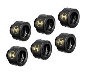 Hyte Push Connects 6 Stück schwarz / G1/4 / Quick-Connect-System / für 14 mm