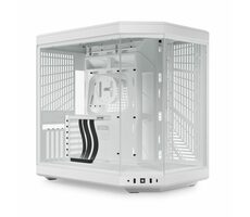 Hyte Y70 weiß / E-ATX / 2x USB-A 3.2 / 1x USB-C 3.2 / transparente Seite / Riser-Kabel 