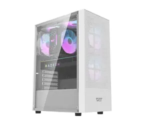 darkFlash A290 weiß / ATX / 3x 120 mm / 2x USB-A / transparente Seite / ohne Stromquelle 