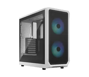Fractal Design Focus 2 RGB schwarz-weiß / ATX / 2x USB 3.0 / 2x 140mm / ohne Stromquelle / Staubfilter / transparente Seite