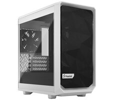 Fractal Design Meshify 2 Mini TG Clear Tint weiß / Micro-ATX / 2x USB-A 3.2 / 1x USB-C 3.2 / ohne Stromquelle / Staubfilter