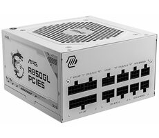 MSI MAG A850GL PCIE5 weiß / 850 W / 120 mm / ATX3.0 / aktiver PFC / 80PLUS Gold 