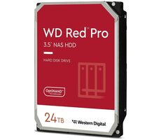WD Red Pro 24 TB / Festplatte / 3,5 Zoll SATA III / 7.200 U/min / 512 MB Cache / 2 Jahre