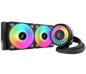 ARCTIC Liquid Freezer III - 240 A-RGB schwarz / 2x 120 mm / 22,5 dB bei 2000 U/min / 48,8 CFM / AMD + Intel 
