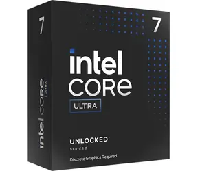 Intel Core Ultra 7 265KF bei 3,9 GHz / TB 5,5 GHz / 20C20T / L3 30 MB / Keine GPU / Arrow Lake / 250 W