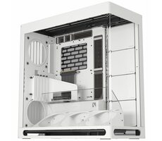 HAVN HS 420 VGPU weiß / E-ATX / 1x USB-C 3.1 / 2x USB-A 3.0 / ohne Stromquelle transparente Seite / Riser-Kabel