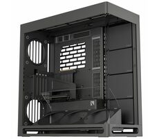 HAVN HS 420 VGPU schwarz / E-ATX / 1x USB-C 3.1 / 2x USB-A 3.0 / ohne Stromquelle transparente Seite / Riser-Kabel