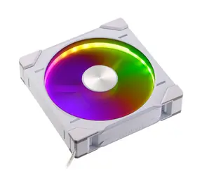 PHANTEKS D30 PWM Regular Airflow D-RGB weiß / 140 mm / Hydrodynamisches Lager / 1800 U/min / 71,9 CFM / 4-Pin + 3-Pin