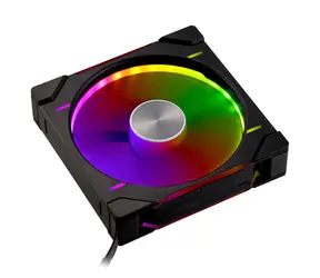 PHANTEKS D30 PWM Regular Airflow D-RGB Schwarz / 140 mm / Hydrodynamisches Lager / 1800 U/min / 71,9 CFM / 4-Pin + 3-Pin