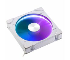 PHANTEKS D30 PWM Reverse Airflow D-RGB weiß / 140 mm / Hydrodynamisches Lager / 1800 U/min / 71,7 CFM / 4-Pin + 3-Pin