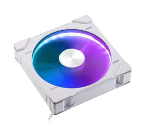 PHANTEKS D30 PWM Reverse Airflow D-RGB weiß / 140 mm / Hydrodynamisches Lager / 1800 U/min / 71,7 CFM / 4-Pin + 3-Pin