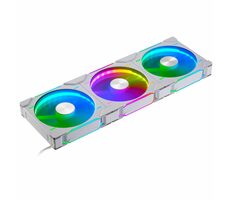 PHANTEKS D30 PWM Regular Airflow D-RGB weiß 3 Stück / 140 mm / Hydrodynamisches Lager / 1800 U/min / 71,9 CFM / 4-Pin + 3-Pin