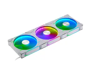 PHANTEKS D30 PWM Regular Airflow D-RGB weiß 3 Stück / 140 mm / Hydrodynamisches Lager / 1800 U/min / 71,9 CFM / 4-Pin + 3-Pin