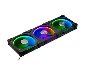 PHANTEKS D30 PWM Regular Airflow D-RGB schwarz 3 Stück / 140 mm / Hydrodynamisches Lager / 1800 U/min / 71,9 CFM / 4-Pin + 3-Pin
