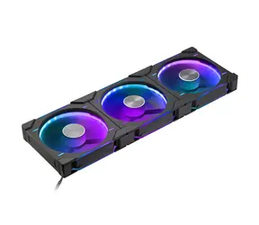 PHANTEKS D30 PWM Reverse Airflow D-RGB Schwarz 3 Stück / 140 mm / Hydrodynamisches Lager / 1800 U/min / 71,7 CFM / 4-Pin + 3-Pin
