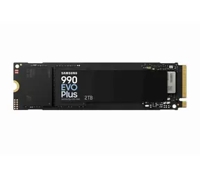 Samsung 990 EVO PLUS 2 TB / SSD / M.2 NVMe PCI-E 4.0 / TLC / R: 7250 MB/s / W: 6300 MB/s / IOPS: 1000.000 und 1350.000 / 5 Jahre