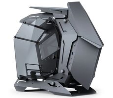 Jonsbo MOD3 Mini grau / Micro-ATX / 1x USB-A 3.0 / 1x USB-C 3.0 / ohne Stromquelle / transparente Seite 