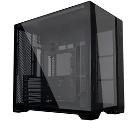 Lian Li O11 Vision Compact schwarz / E-ATX / ATX / Micro-ATX / 2x USB 3.0 + USB-C / ohne Stromquelle / Durchm. Seitenwände