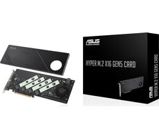 Asus Hyper M.2 X16 GEN 5 KARTE / PCIe 5.0 x16 / 4 x M.2
