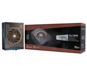 Seasonic Prime TX-1600 Noctua Edition / ATX 3.1 / aktiver PFC / 120-mm-Lüfter / modular / 80PLUS Titanium