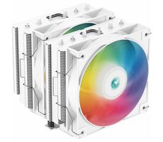 DEEPCOOL AG620 ARGB weiß / 2x 120 mm / Hydrolager / 29,4 dB bei 1850 U/min / 67,88 CFM / AMD + Intel