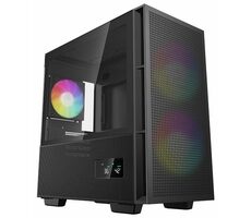 DEEPCOOL CH360 DIGITAL schwarz / mATX / 1x USB-A 3.0 / 1x USB-C 3.0 / 2x 140mm / 1x 120mm / Display / ohne Stromquelle