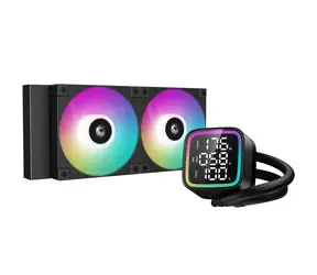 DEEPCOOL LD240 schwarz / 2x 120 mm / Hydrolager / 38,71 dB bei 2400 U/min / AMD + Intel