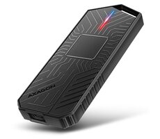 Axagon EEM2-GAM, USB-C 10 Gbit/s - NVMe & SATA SSD GAME M.2 Box, schraubenlos