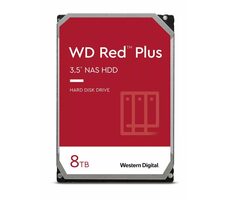 WD Red PLUS 8 TB / HDD / 3,5" SATA III / 5.640 U/min / 256 MB Cache / 3 Jahre