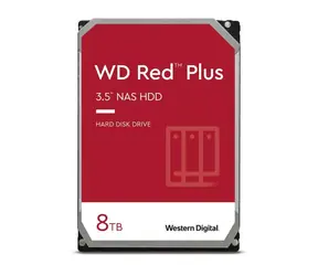 WD Red PLUS 8 TB / HDD / 3,5" SATA III / 5.640 U/min / 256 MB Cache / 3 Jahre