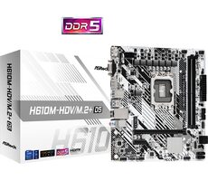 ASRock H610M-HDV/M.2+ D5 Weiß