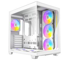 Antec C5 ARGB weiß / ATX / 2x USB-A 3.2 / 1x USB-C 3.2 / 7x 120mm argb / ohne Quelle / transparente Seite 
