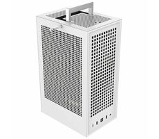 Hyte Revolt 3 weiß / mITX / 2x USB-A 3.0 / 1x USB-C 3.1 / ohne Stromquelle / Tragegriff