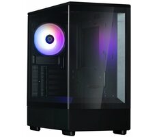 Zalman P10 schwarz / mATX / 1x USB-A 3.0 / 1x USB-C 3.0 / 1x 120mm ARGM / ohne Stromquelle / transparente Seite