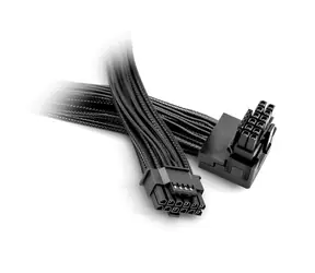 be quiet! 12V-2X6 12VHPWR 90 Grad PCIe 5.0 Adapterkabel schwarz / 70cm