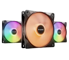 be quiet! Light Wings LX ARGB PWM 3 Stück schwarz / 120 mm / Gewehrlager / 25,5 dB bei 1600 U/min / 51,5 CFM / 4-Pin PMW + 3-Pin