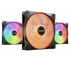 be quiet! Light Wings LX ARGB PWM 3 Stück schwarz / 140 mm / Gewehrlager / 22,9 dB bei 1200 U/min / 56 CFM / 4-Pin PWM + 3-Pin