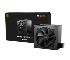 be quiet! Pure Power 12 850 W / ATX 3.1 / 850 W / 80 PLUS Gold / Active PFC / nicht modular 