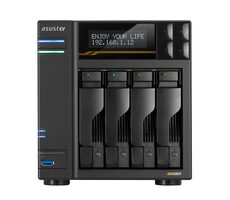 Asustor Lockerstor 4 Gen3 AS6804T 4-Bay / 4X M.2 SSD / AMD V3C14 / 16GB RAM / 5x USB / 2x 10GLAN / 2x 5GLAN