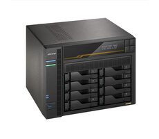 Asustor Lockerstor 8 Gen3 AS6808T 8-Bay / 4X M.2 SSD / 8x 3,5" SATA / AMD V3C14 / 16GB RAM / 5x USB / 2x 2,5/10GLAN 