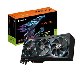 GIGABYTE GeForce RTX 5070 MASTER 12 GB / 2165 MHz / 12 GB GDDR7 / 192-Bit / 1x HDMI + 3x DP / 750 W (16) / Endgültiger Verkauf