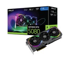 PNY RTX 5080 ARGB GAMING OC 16GB / 2780MHz / 16GB GDDR7 / 256-bit / 1x HDMI + 3x DP / 850W (16)