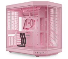 Hyte Y70 pink / E-ATX / 2x USB-A 3.2 / 1x USB-C 3.2 / ohne Netzteil / transparentes Seitenteil / Riserkabel