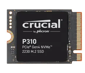 CRUCIAL P310 2 TB / M.2 2230 / PCIe Gen4 / R: 7000 MBit/s / W: 6100 MBit/s / MTBF: 1,5 Std.