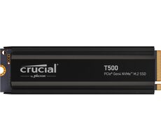 CRUCIAL T500 4 TB / M.2 2280 / PCIe Gen4 / R: 7000 MB/s / W: 6900 MB/s / MTBF: 1,5 mh / Kühlkörper 