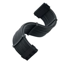 Silverstone ATX 24-Pin Kabel 300mm - schwarz / geflochten