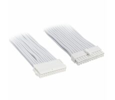 Silverstone ATX 24-Pin Kabel 300mm - weiß / geflochten