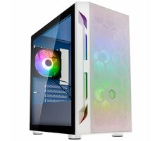 Silverstone Fara H1M Pro weiß / mATX / 2x USB-A 2.0 / 1x USB-A 3.0 / 3x 120mm ARGB / ohne Netzteil / transparentes Seitenteil