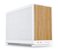 Lian Li DAN Cases A3-mATX Wood Edition weiß / mATX / mini-ITX / 2x USB-A 3.0 + USB-C 3.1 / ohne Netzteil 